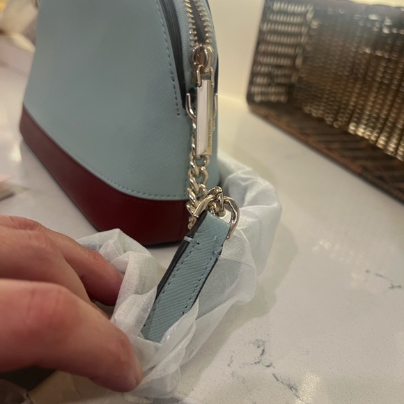 Kate Spade Light Blue and burgundy Crossbody Bag - Picture 13 of 15